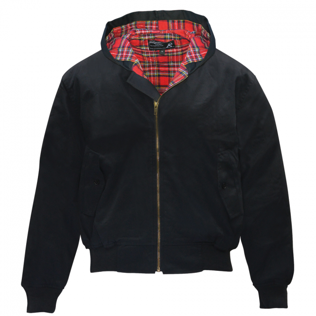 KB HUPULLINEN Musta Harrington-takki