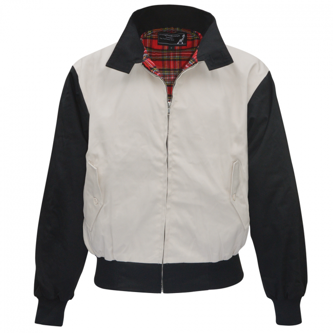 HARRINGTON TAKKI Valk/Musta