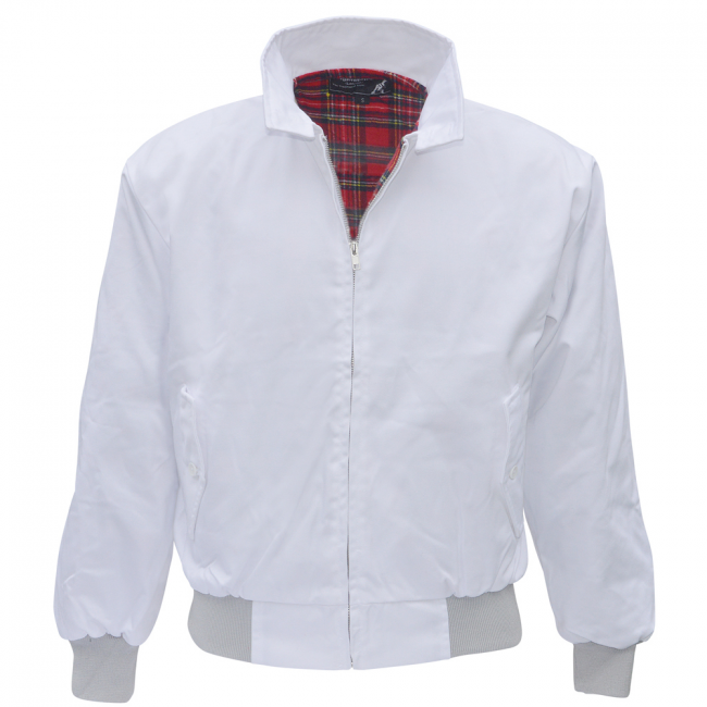Valkoinen HARRINGTON TAKKI (Knightsbridge-London) JK0129