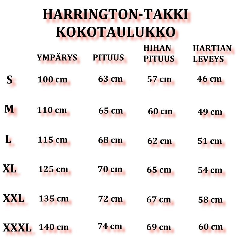 Harrington takki - SUOMI PERKELE