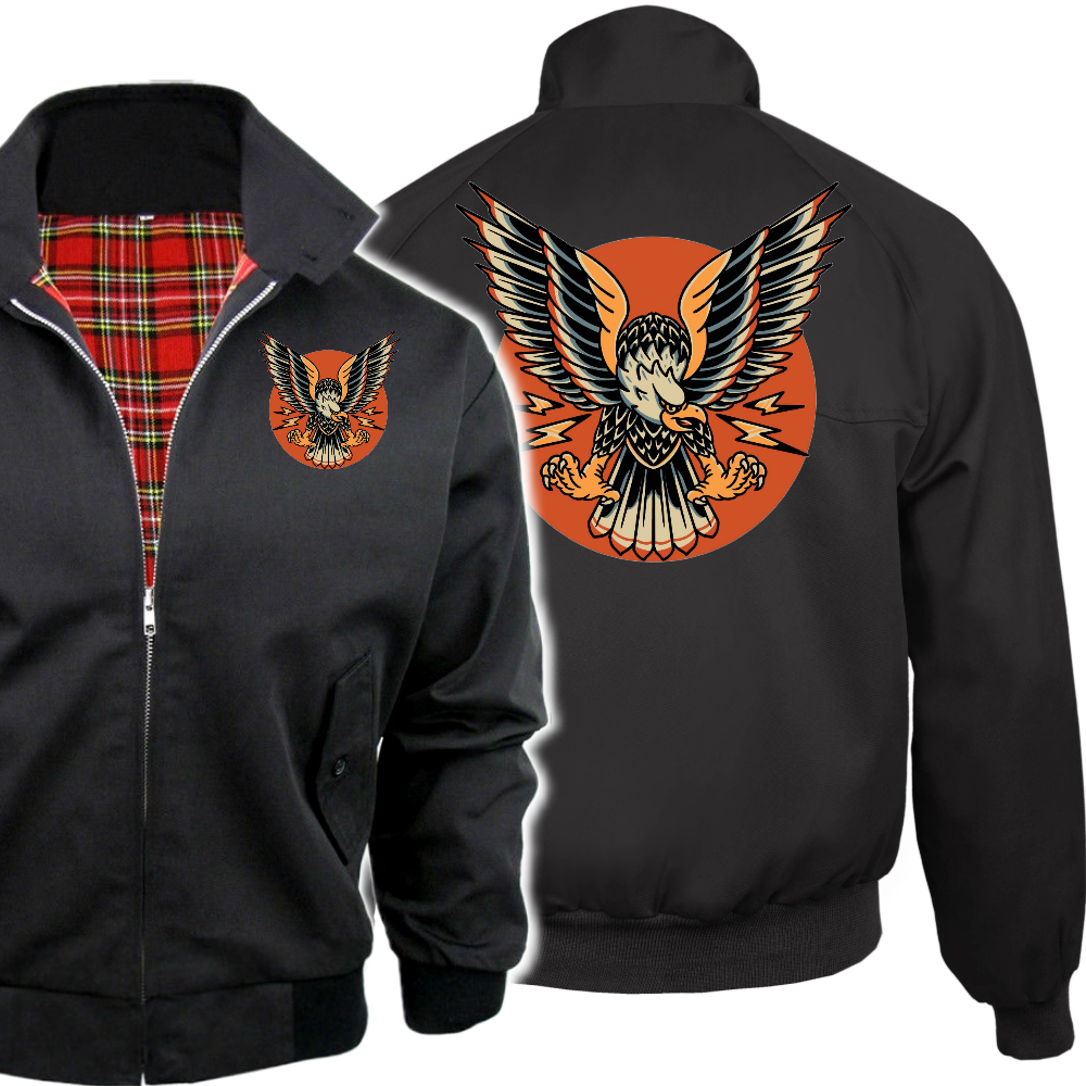 Harrington-takki - OLD SCHOOL EAGLE (00 2838)