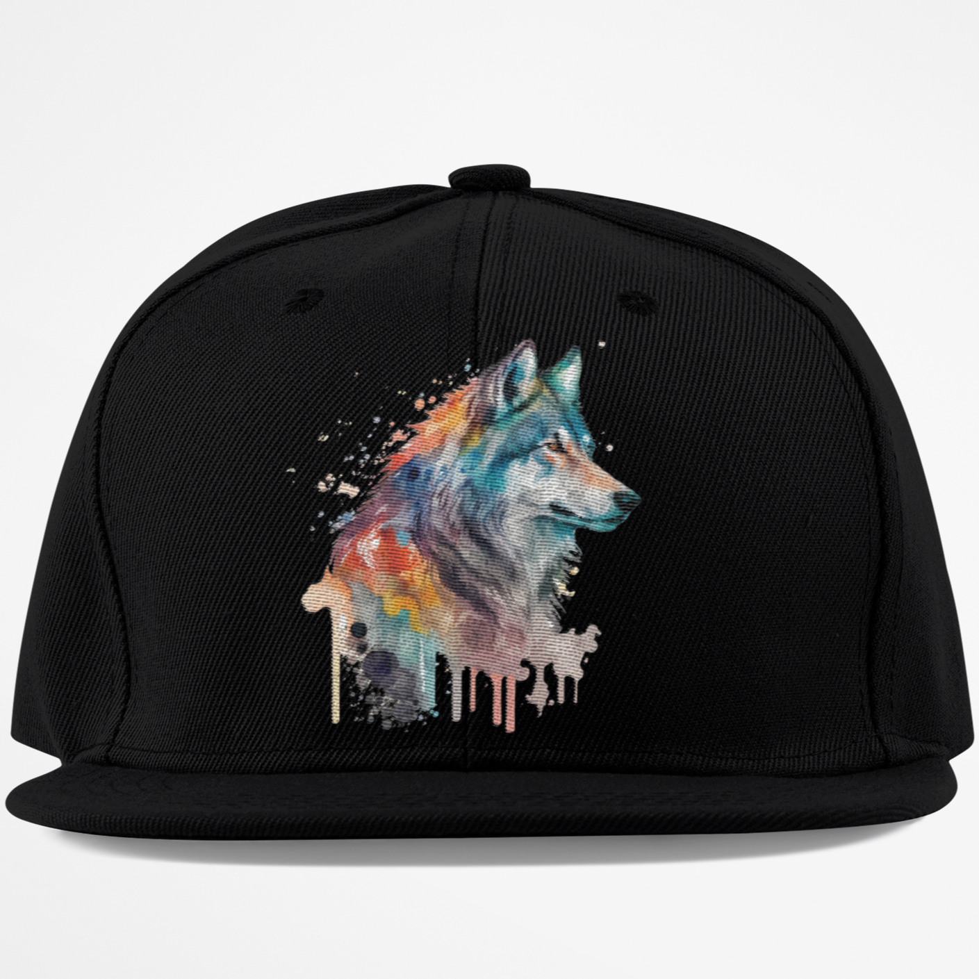 SUORALIPPA SNAPBACK LIPPIS - WATERCOLOR WOLF (00 2708)