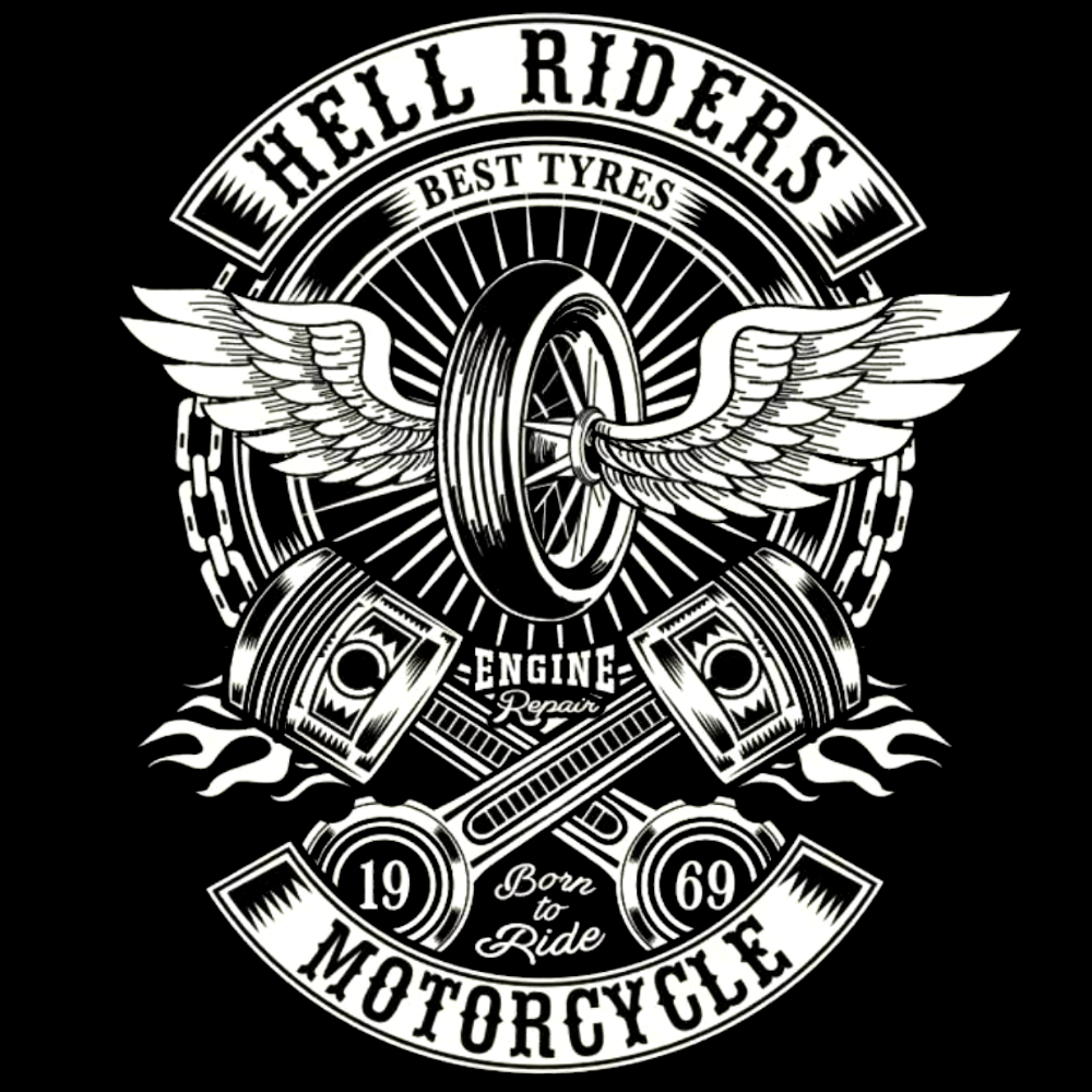 PAITAKUVA - HELL RIDERS (00 2825)