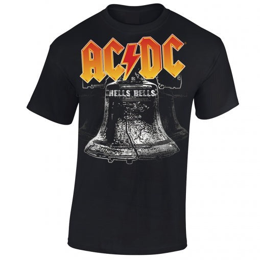 T-PAITA - HELLS BELLS (MUSTA) - AC/DC (LF8158)