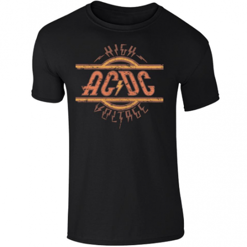 T-PAITA - HIGH VOLTAGE (MUSTA) - AC/DC (LF8248)