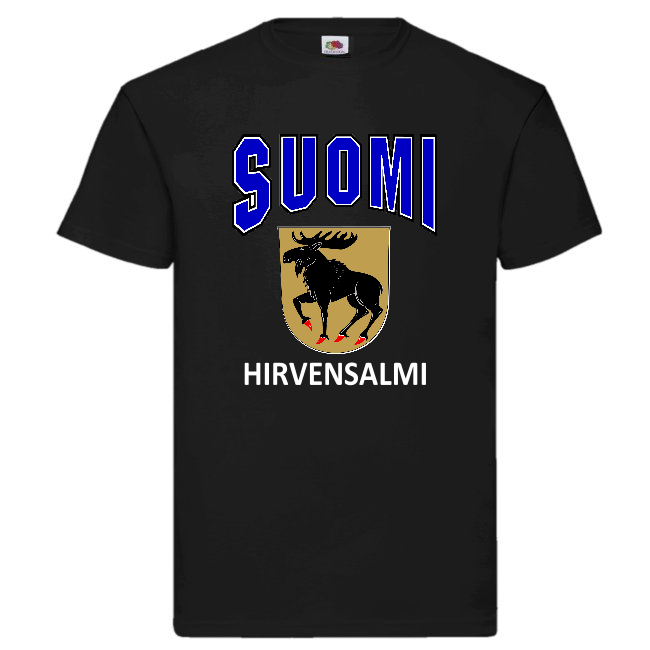 T-PAITA - SUOMI VAAKUNA - HIRVENSALMI