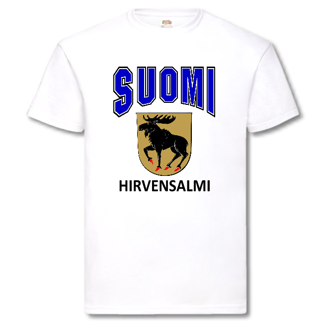 T-PAITA - SUOMI VAAKUNA - HIRVENSALMI