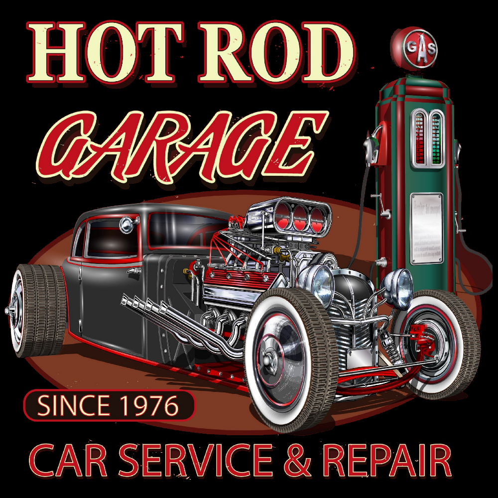 PAITAKUVA - HOT ROD GARAGE SINCE 1976 (00 2830)