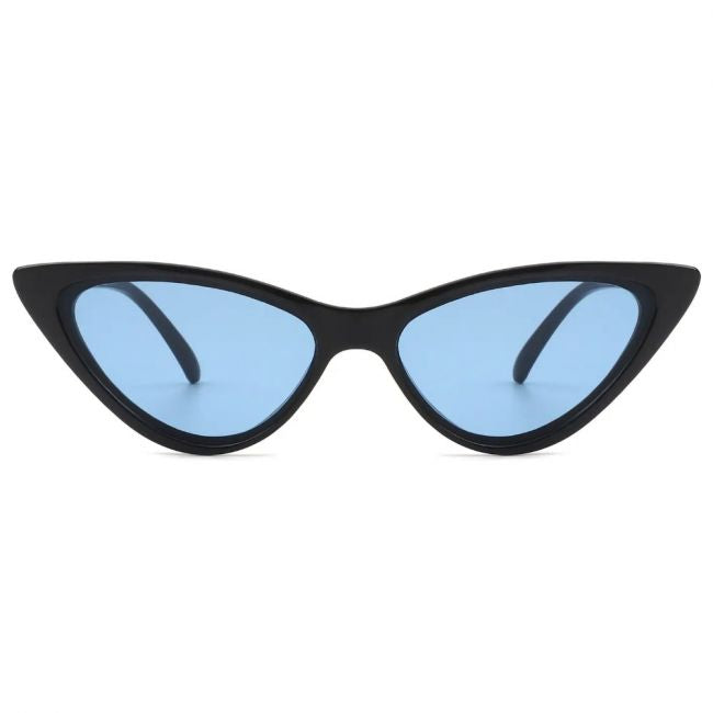 AURINKOLASIT - Women Retro High Pointed Fashion Vintage Cat Eye Sunglasses (HS1033) musta