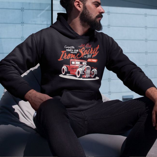 CLASSIC HUPPARI MUSTA - IRON SPIRIT (00 1012)