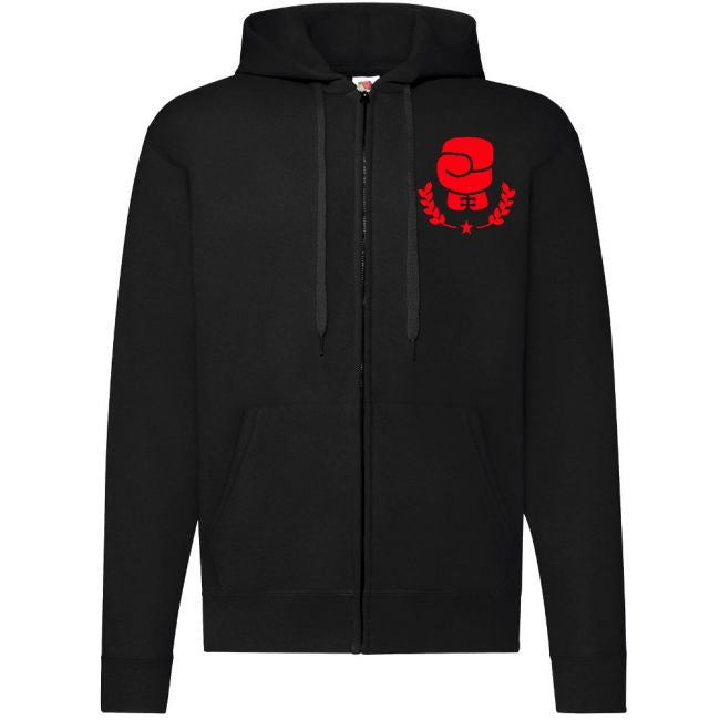 VETOKETJUHUPPARI MUSTA - HANSKAT