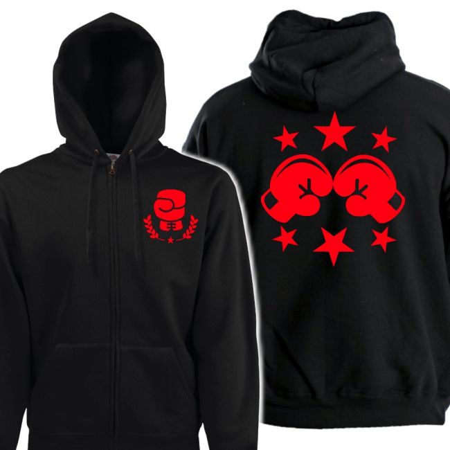 VETOKETJUHUPPARI MUSTA - HANSKAT