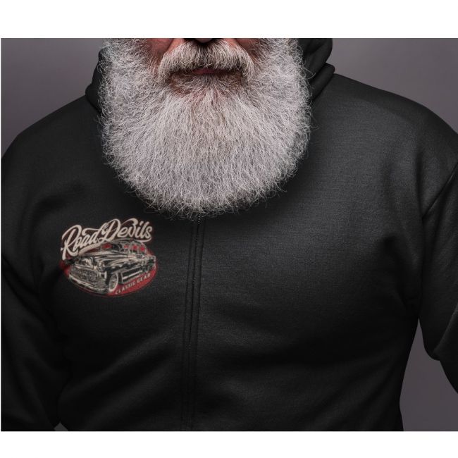 AUTHENTIC VETOKETJUHUPPARI musta - ROAD DEVILS (00 519A)