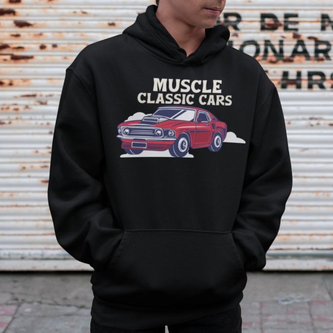 CLASSIC HUPPARI MUSTA - MUSCLE