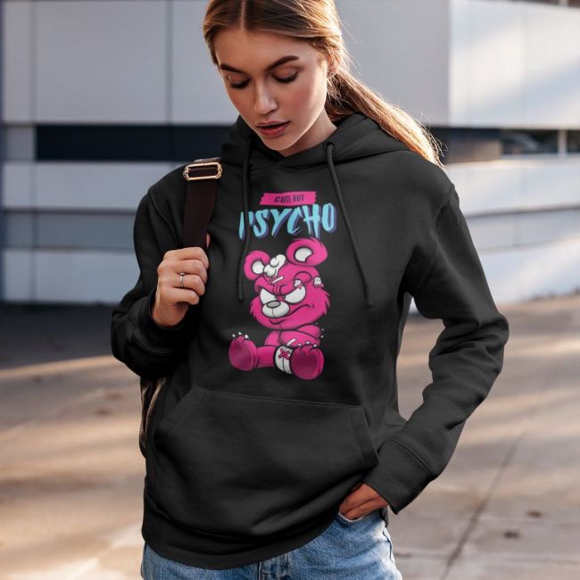 NAISTEN CLASSIC HUPPARI MUSTA - CUTE BUT PSYCHO (00 227)