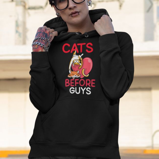 NAISTEN CLASSIC HUPPARI MUSTA - CATS BEFORE GUYS