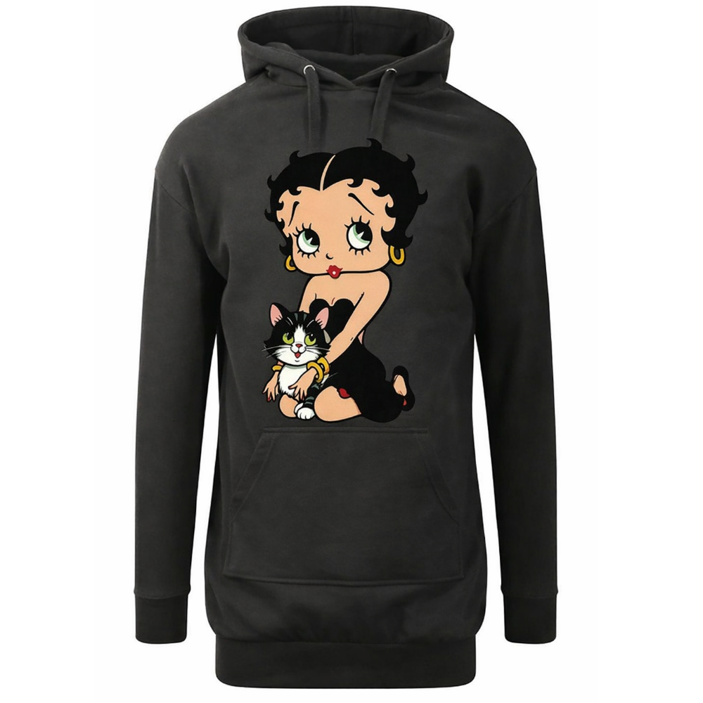 HUPPARIMEKKO MUSTA - BETTY BOOP AND CAT (3095)
