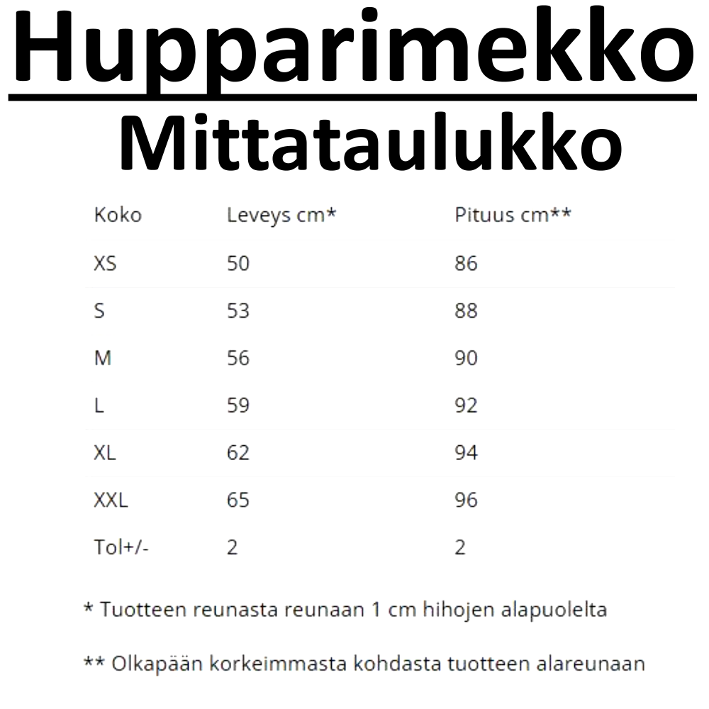 HUPPARIMEKKO MUSTA - KETTU (3220)