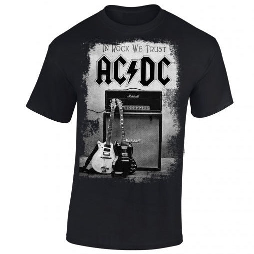 T-PAITA - IN ROCK WE TRUST (MUSTA) - AC/DC (LF8157)