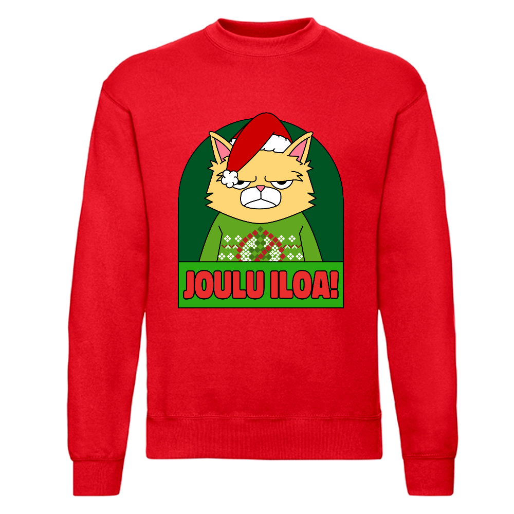 JOULU COLLEGE PUNAINEN - JOULU ILOA (2597)