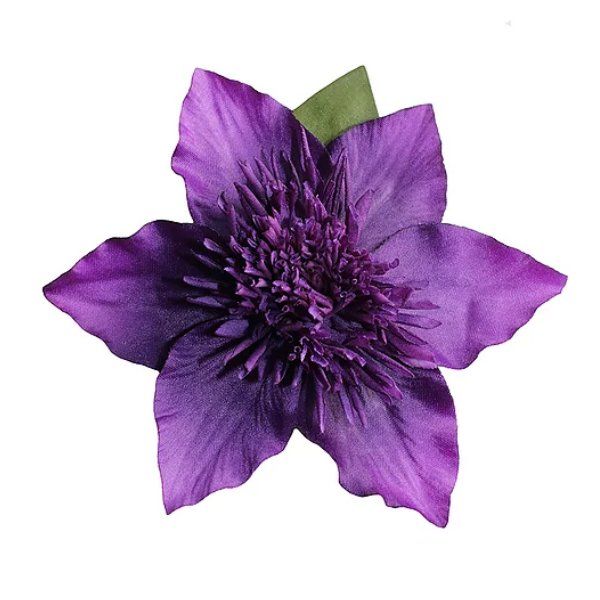 JULIET Purple Clematis Hair Flower Clip