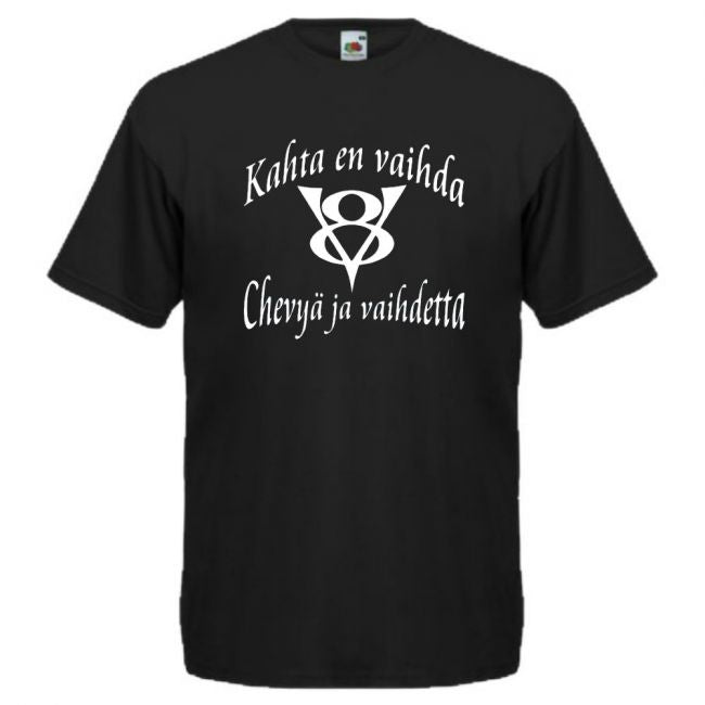 T-PAITA MUSTA - KAHTA EN VAIHDA (602)