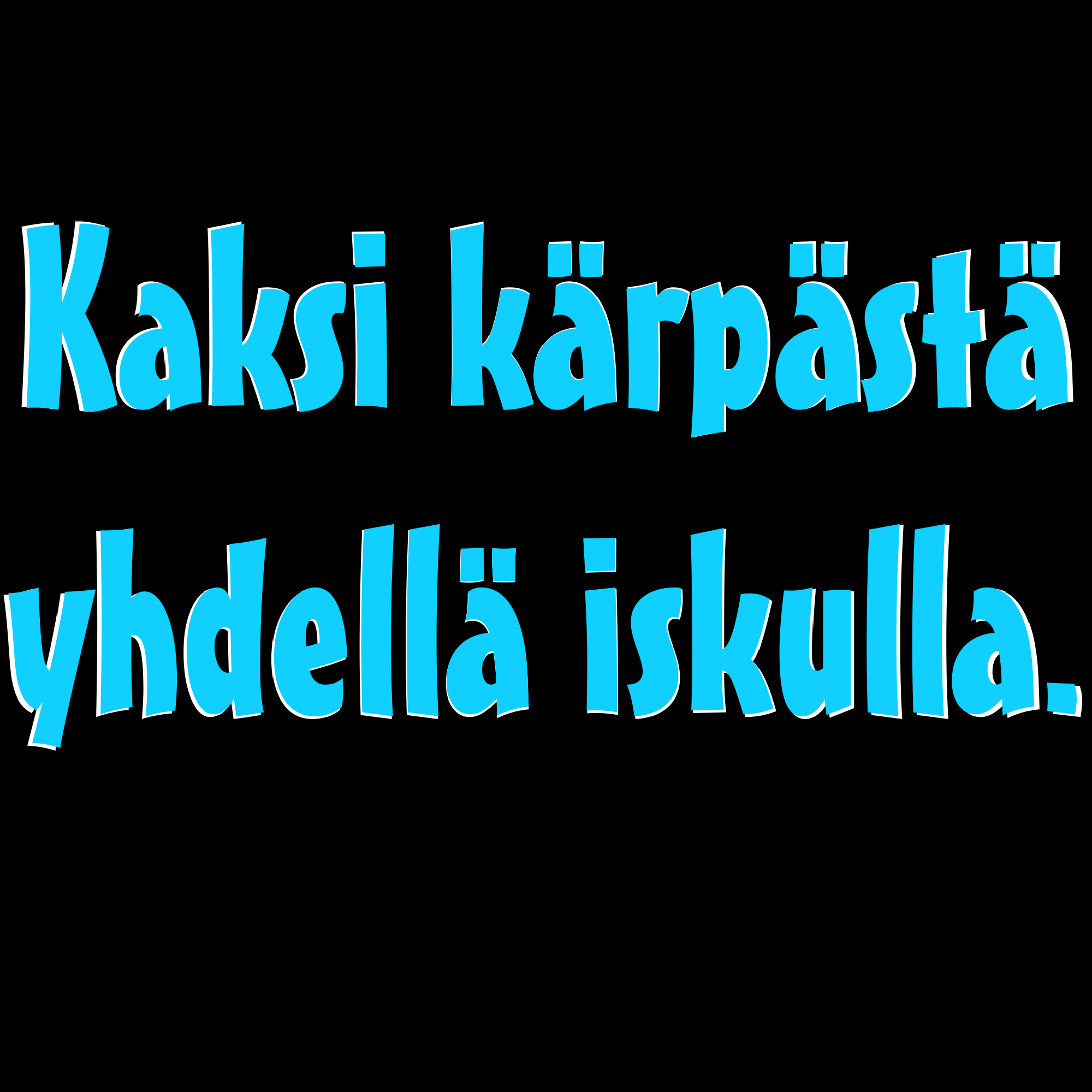 PAITAKUVA - Kaksi kärpästä yhdellä iskulla. (5043)