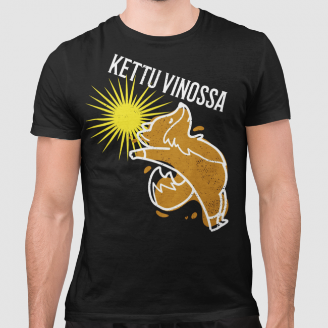 T-PAITA MUSTA - KETTU VINOSSA - KAMALA LUONNE (00 2124)