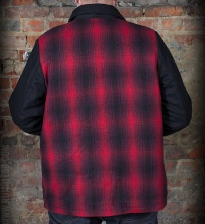 RUMBLE59 - Checked Jacket Red Rock