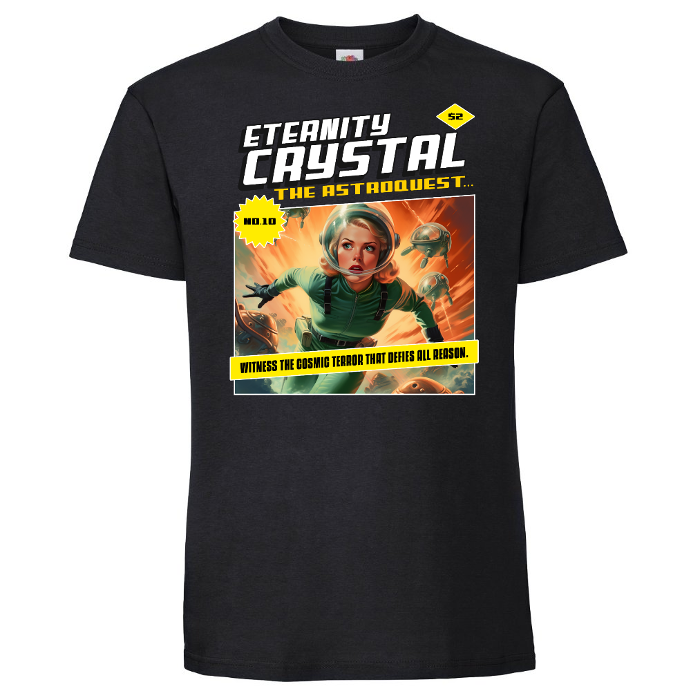 T-PAITA musta - Eteanity Caystal