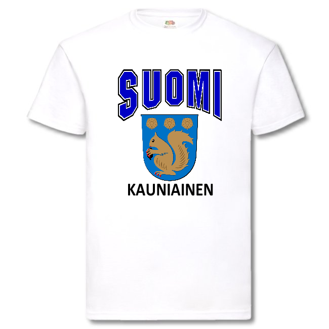 T-PAITA - SUOMI VAAKUNA - KAUNIAINEN