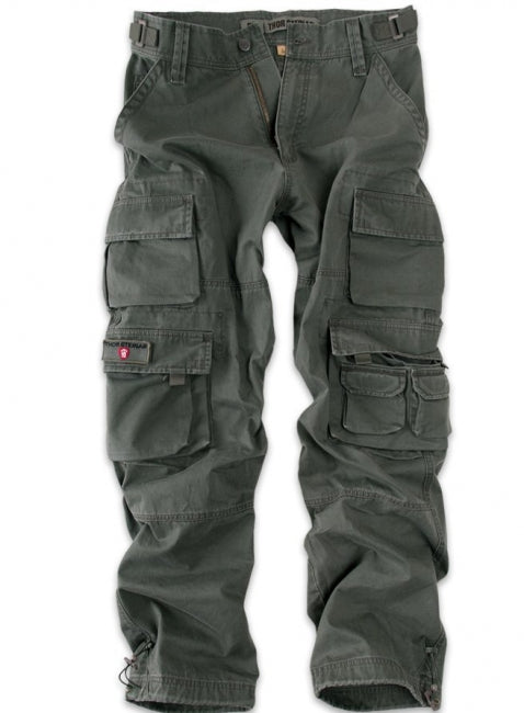 THOR STEINAR - Cargohose Ken - oliivi - pituus 32"