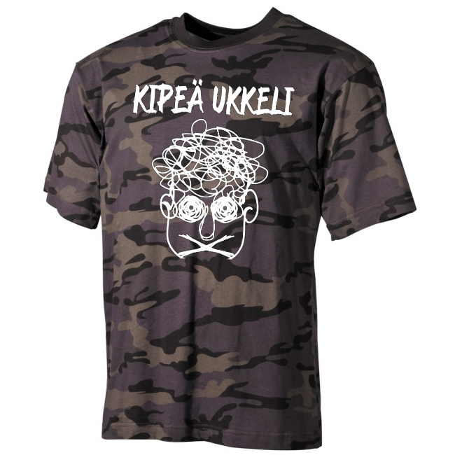 T-PAITA - COMBAT CAMO - KIPEÄ UKKELI (2059)