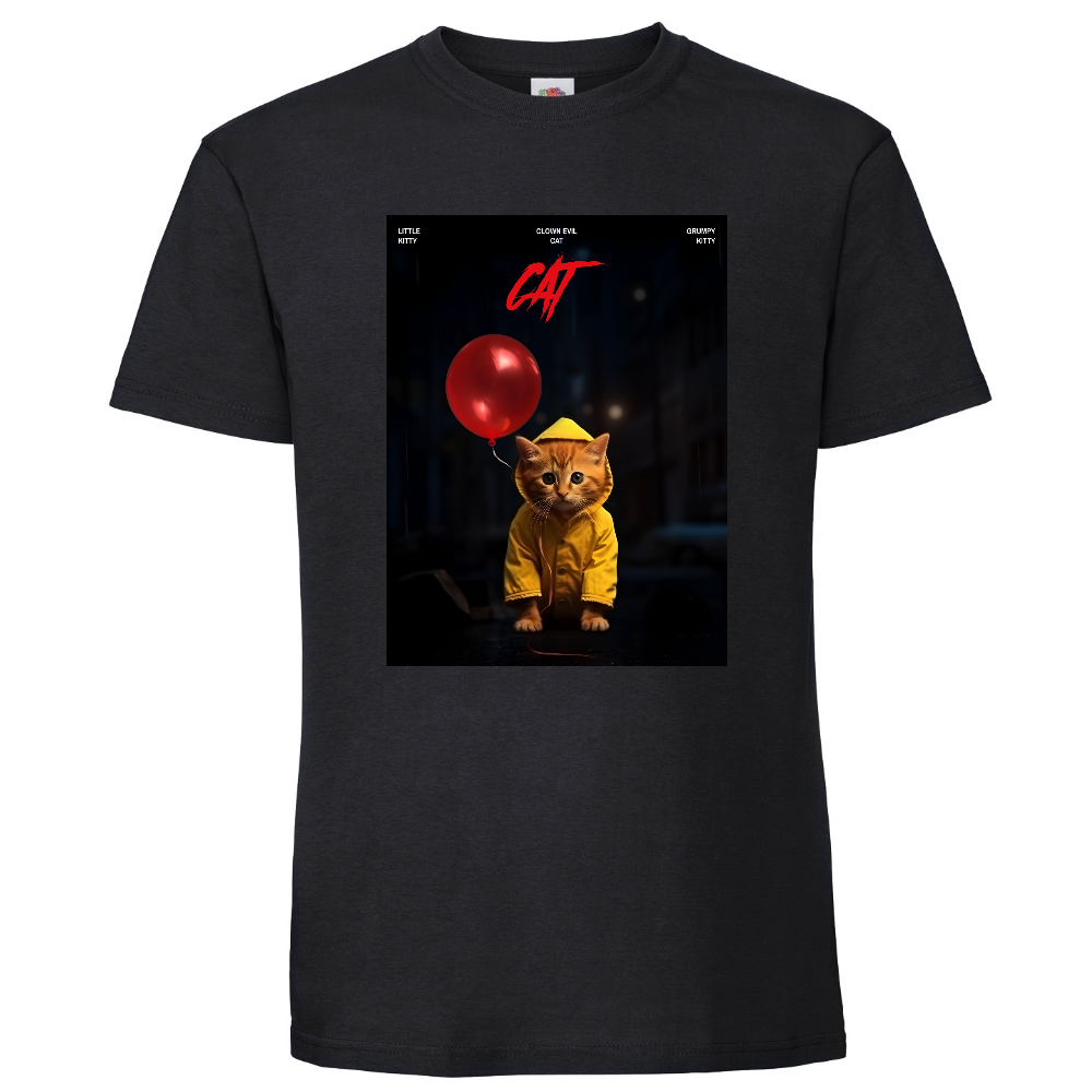 KISSALEFFA T-PAITA MUSTA - CAT (2626)