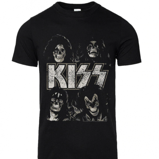 T-PAITA - SKULLS - KISS (LF8521)