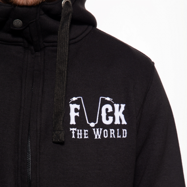 King Kerosin - vetoketjuhuppari - FUCK EVERYONE