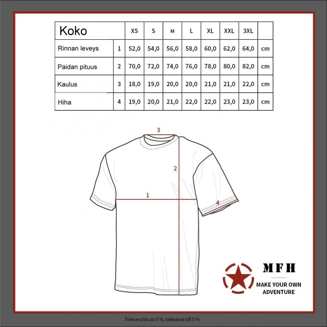 ARMY T-PAITA - COYOTE (00103R)