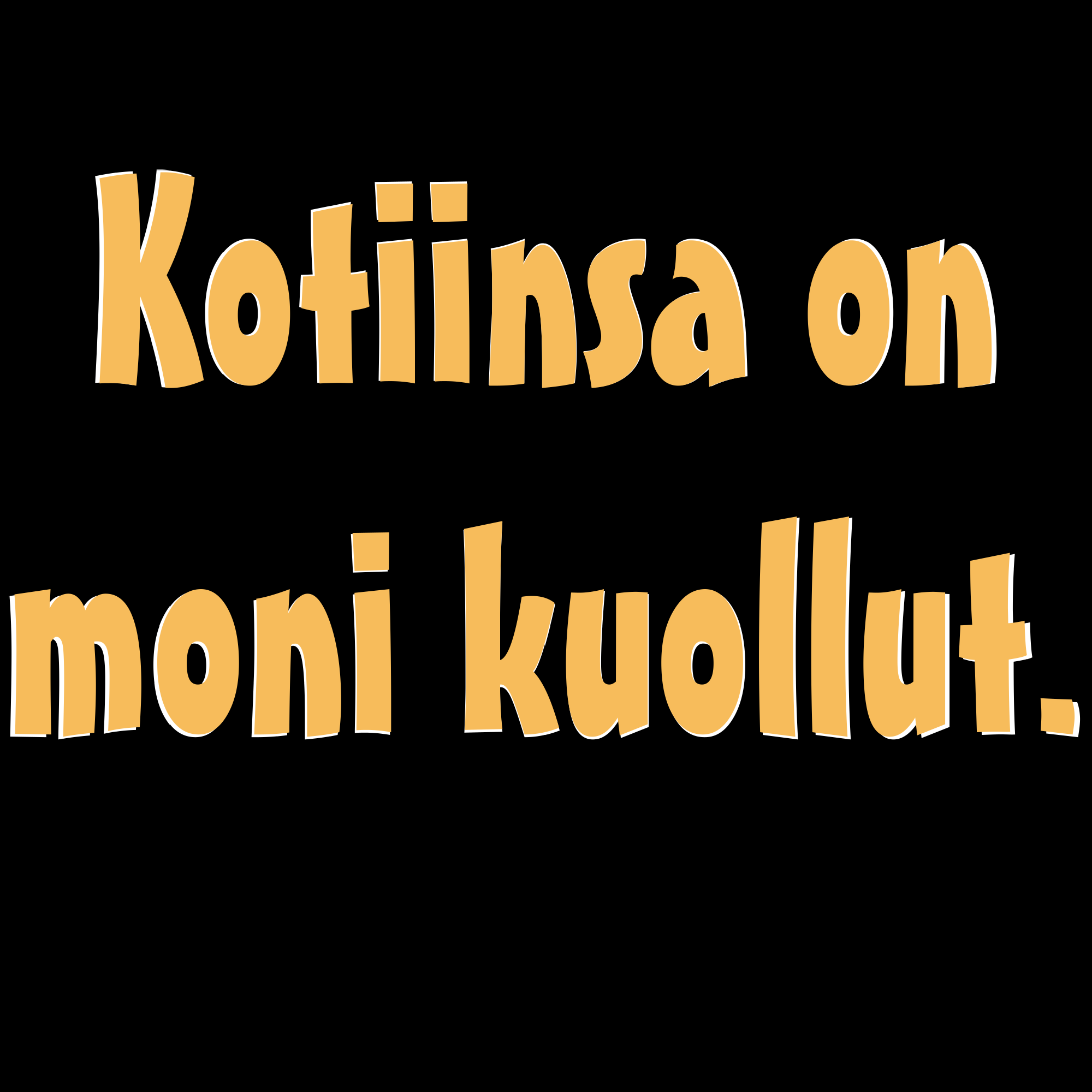 PAITAKUVA - Kotiinsa on moni kuollut. (5039)