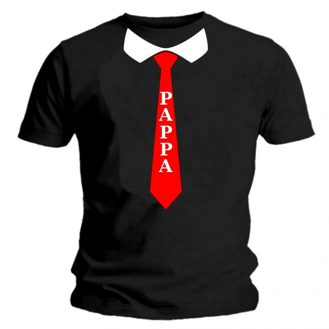 T-PAITA MUSTA - KRAVATTI PAPPA (86660/00 1531)