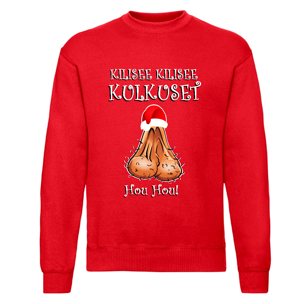 JOULU COLLEGE PUNAINEN - KILISEE KILISEE KULKUSET (2589)