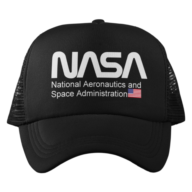 VERKKOPERÄLIPPIS - NASA LOGO & USA FLAG