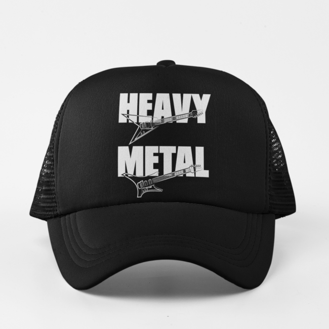 VERKKOPERÄLIPPIS MUSTA - HEAVY METAL (1099)