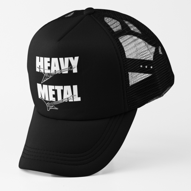 VERKKOPERÄLIPPIS MUSTA - HEAVY METAL (1099)
