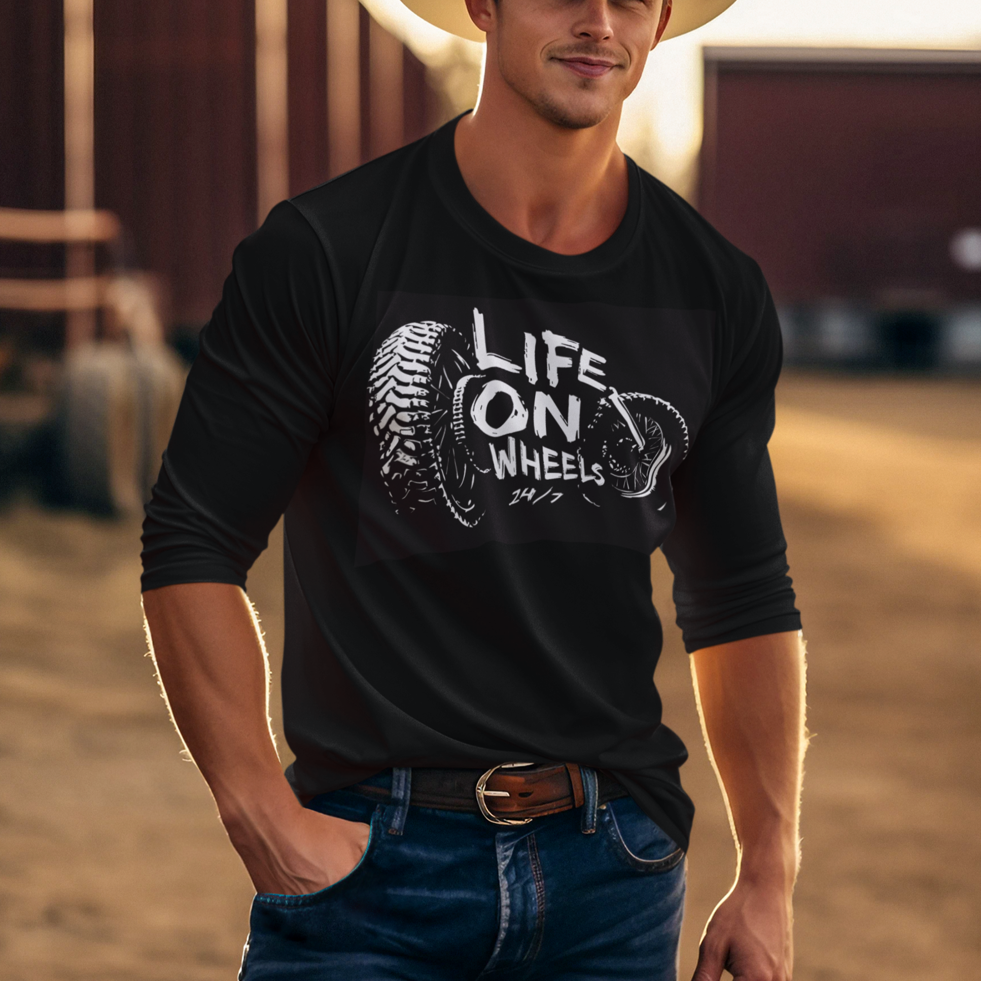 VAUHTI Pitkähihainen Paita - LIFE ON WHEELS 24/7 (00 63)