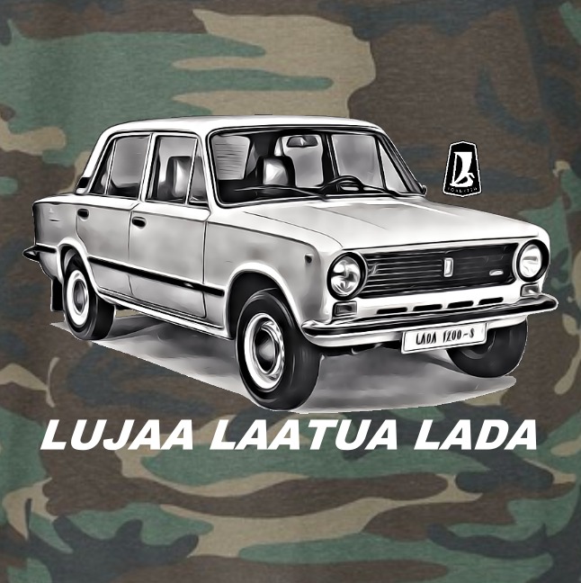 T-PAITA - LUJAA LAATUA LADA MAASTO CAMO (00 2235)
