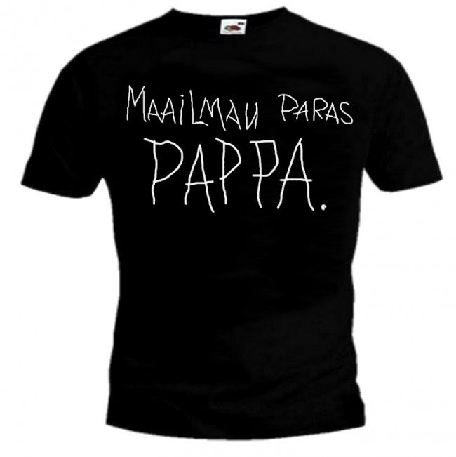 T-PAITA - MAAILMAN PARAS PAPPA MUSTA (00 1525)