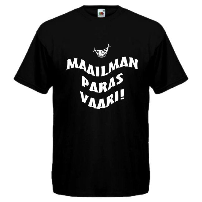 T-PAITA musta - Maailman paras vaari! (00 2425)