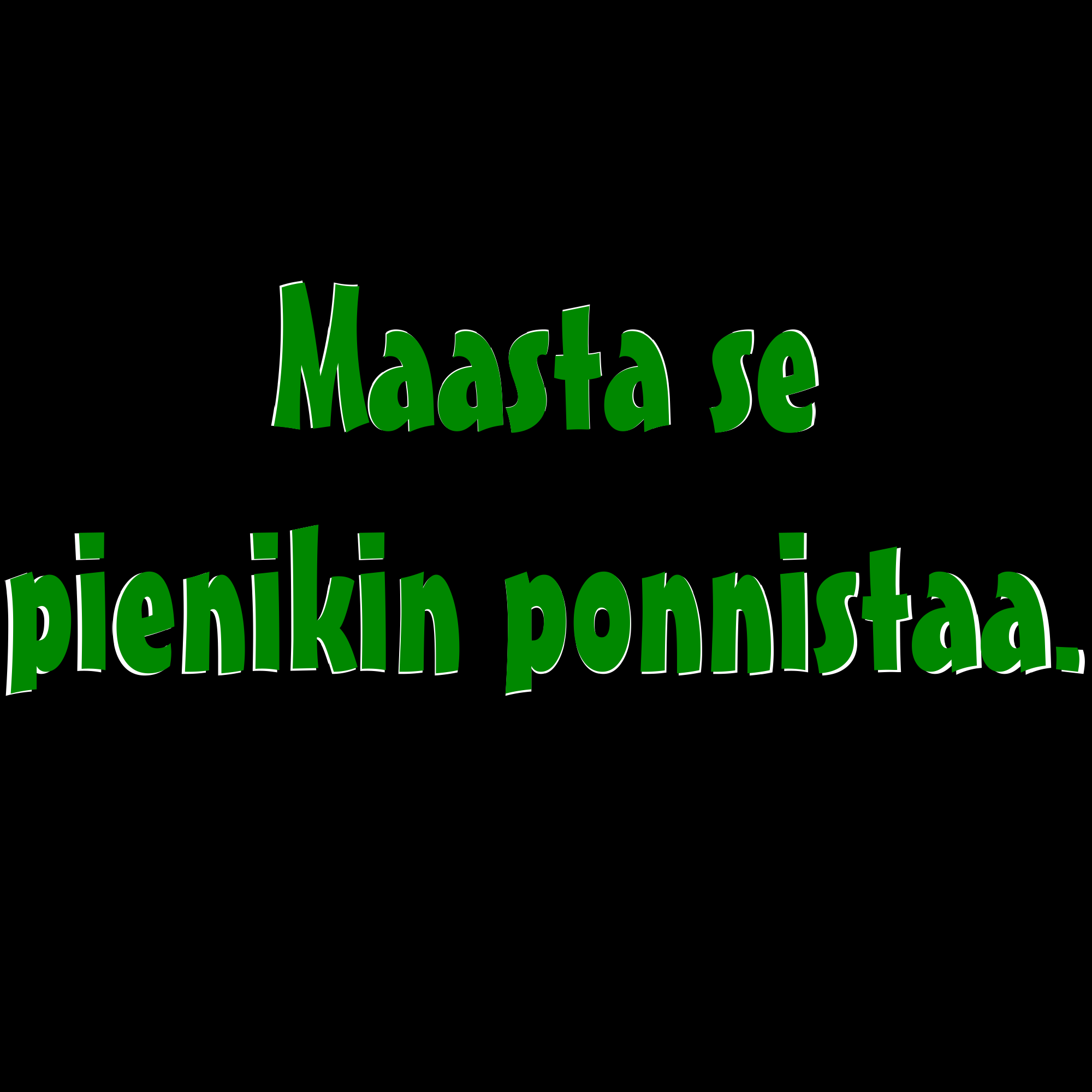 PAITAKUVA - Maasta se pienikin ponnistaa. (5028)