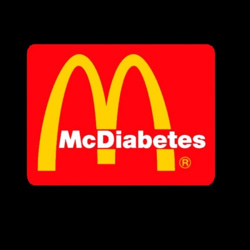 Verkkoperälippis Mc DIABETES  (2645)