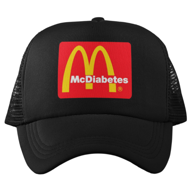 Verkkoperälippis Mc DIABETES (2645)